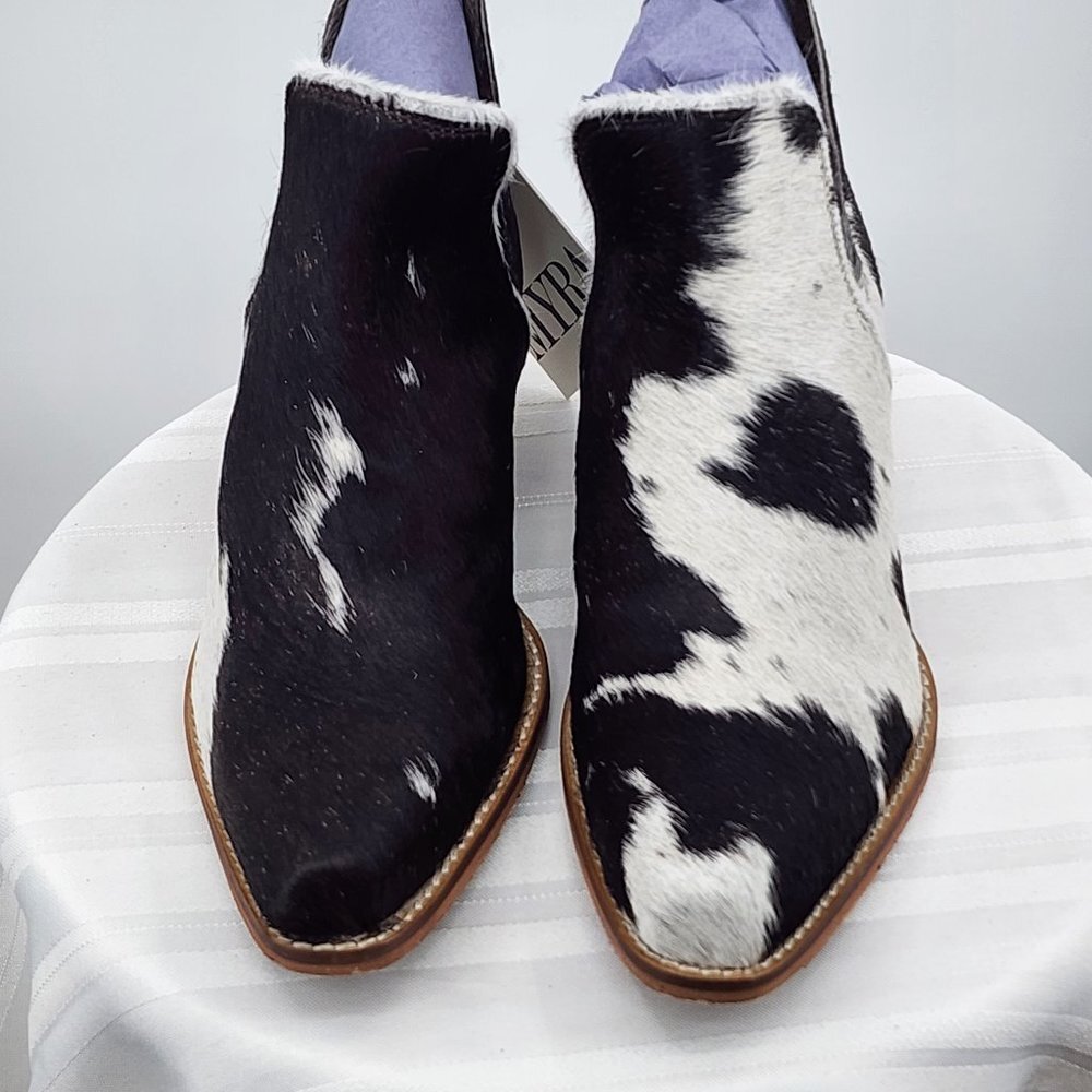 MYRA BAG Sunset Bloom Hair On Shortie Split  Cowboy Boots  6-11 NWT - Picture 6 of 9